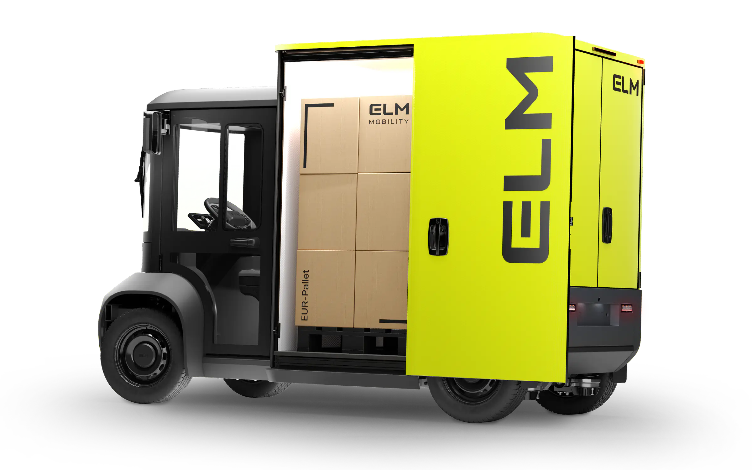 Rear view of the ELM vehicle